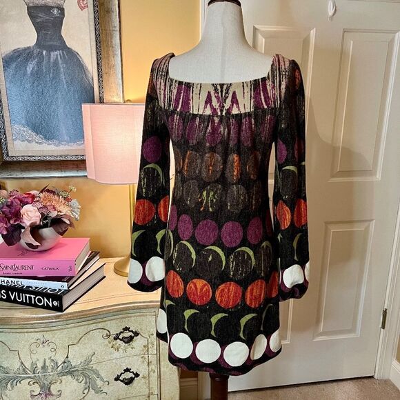 EEUC Aryeh Big Polka Dot Sweater Dress Size SMALL - Picture 3 of 3